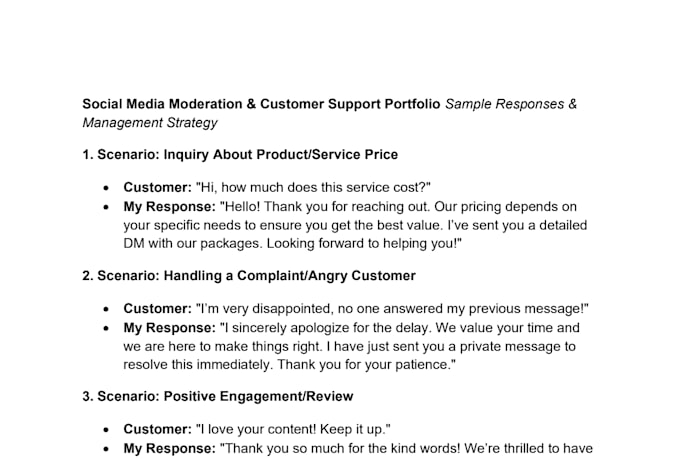 provide professional social media moderation and chat support